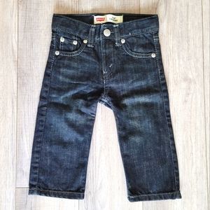 Baby dark blue 514 Levi's jeans denim. 12 month. New